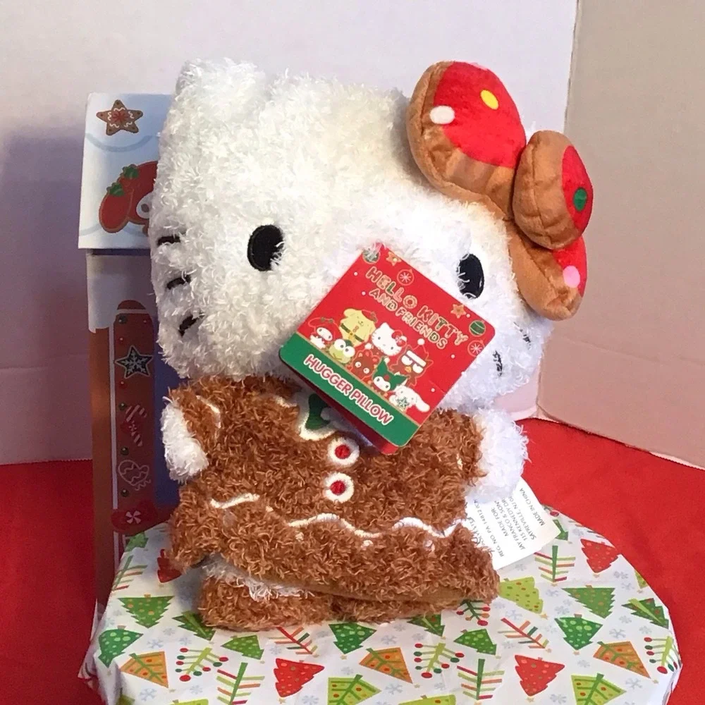 Hello Kitty Gingerbread House Hugger Pillow Plush‎ 12